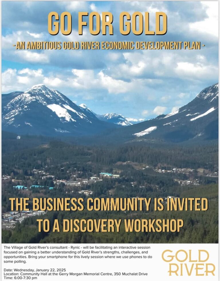 gold river economic development plan promotion flyer